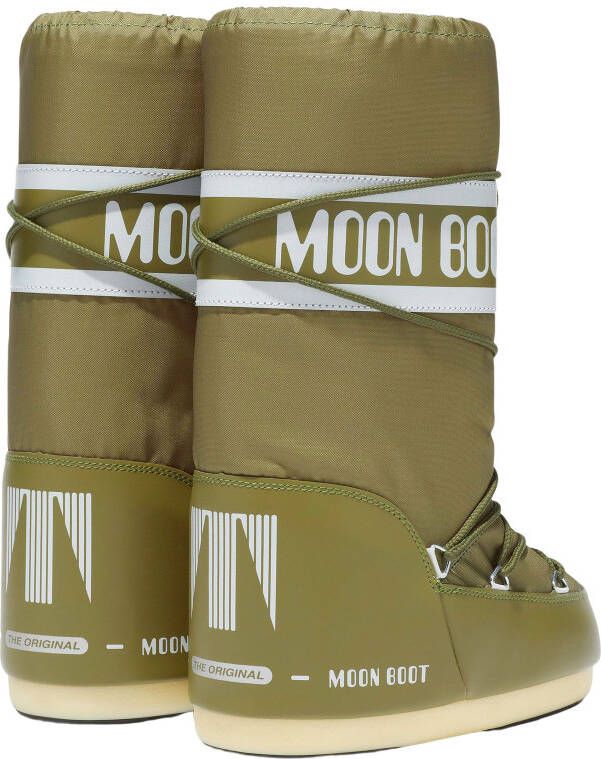 Moon Boot Dames Icon Nylon Boot Kaki