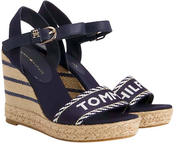 Tommy Hilfiger Dames Hoge Sleehak Donkerblauw