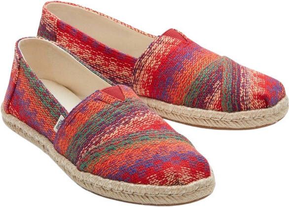 TOMS Dames Alpargata Rope Loafers Multicolour