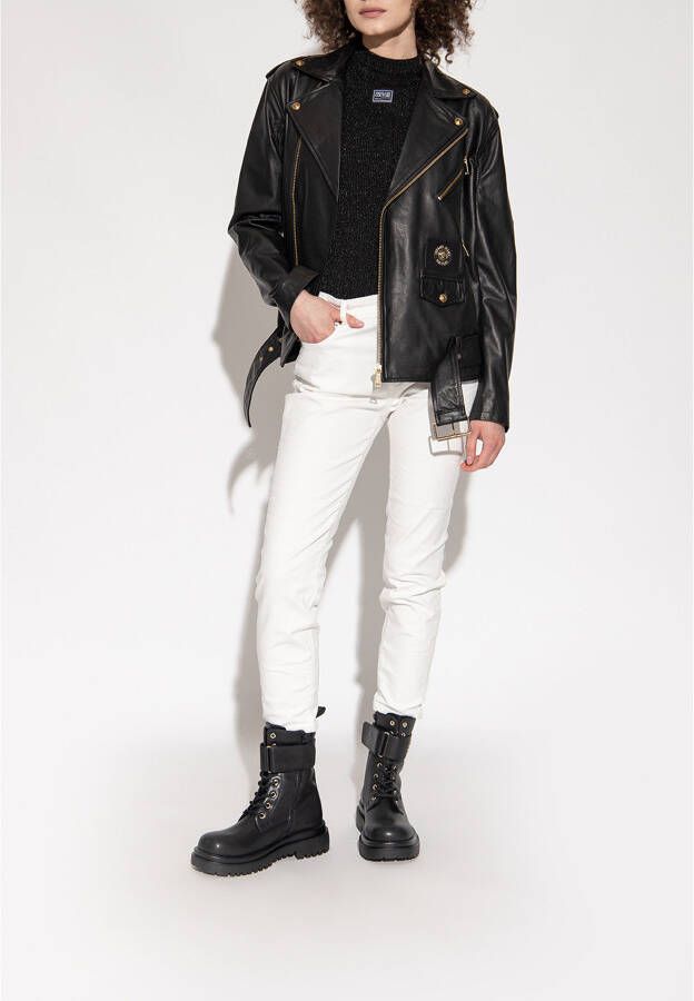 Versace Jeans Couture Dames Combat Boots Zwart