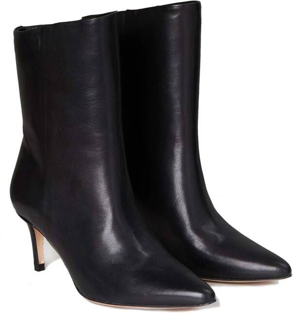 Femmes Du Sud Dames Denise Leather Laarzen Zwart
