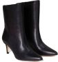 Femmes Du Sud Dames Denise Leather Laarzen Zwart - Thumbnail 1