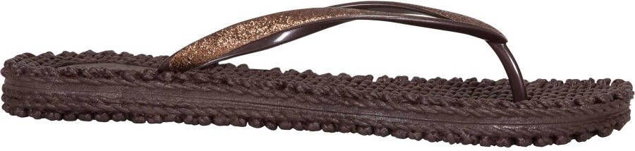 Ilse Jacobsen Dames Cheerful 01 Teenslippers Bruin