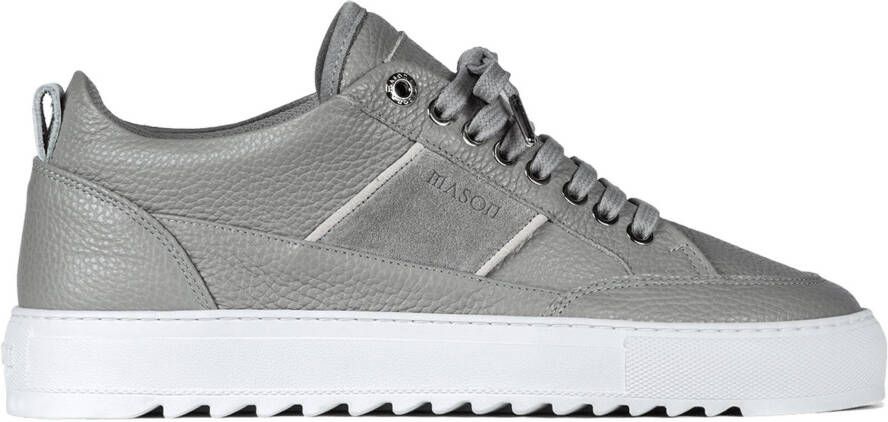 Mason Garments Tia sneaker van leer met suède details - Foto 3