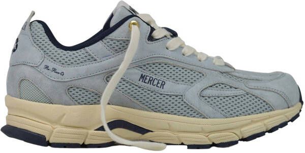 Mercer Amsterdam Heren The Re-Run Nubuck Sneakers Lichtgrijs