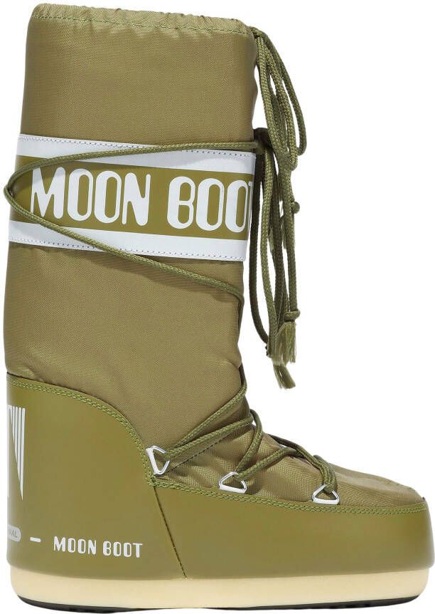 Moon Boot Dames Icon Nylon Boot Kaki
