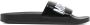 Moschino Zwarte Logo Rubber Zwembadschoenen Black Heren - Thumbnail 2