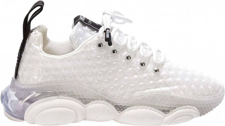 Moschino Heren Teddy Bubble Sneakers Wit