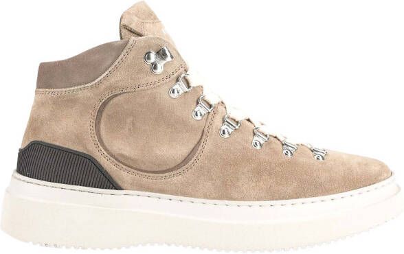 NUBIKK Hoge Sneakers Heren Jonah Aztec Maat: 40 Materiaal: Suède Kleur: Taupe - Foto 5