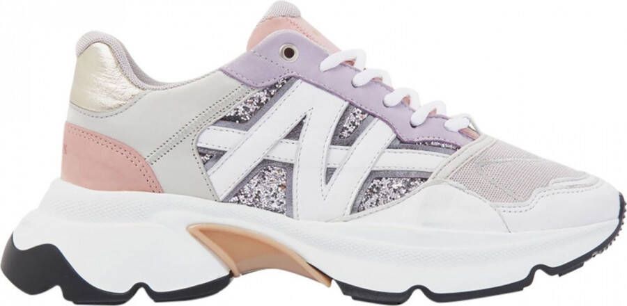 Nubikk Grijze Lage Sneakers Ross Trek Edge Dames - Foto 3