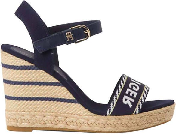 Tommy Hilfiger Dames Hoge Sleehak Donkerblauw