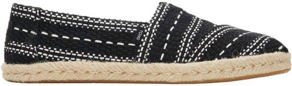 TOMS Dames Alpargata Rope Loafers Zwart