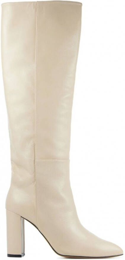 TORAL Hoge Laarzen Dames 12591 Maat: 40 Materiaal: Leer Kleur: Wit - Foto 2