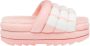 Ugg W Maxi Slide Logo voor Dames in Pink Scallop - Thumbnail 3