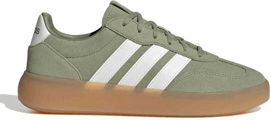 Adidas Sportswear Barreda Decode Lux leren sneakers grijsgroen ecru - Foto 7