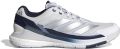 Adidas Performance Crazyquick BOOST Padel Schoenen Heren Wit - Donkerwit/Blauw/Zilver