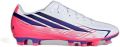 Adidas Perfor ce F50 Hyperfast Club FG MG senior imitatieleren voetbalschoenen roze paars - Wit