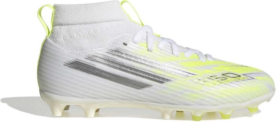 Adidas Perfor ce F50 Sparkfusion League Mid Cut Firm Ground Artificial Ground Voetbalschoenen Kids Kinderen Wit