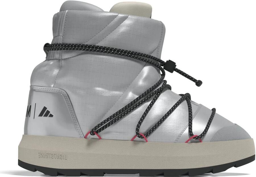Adidas X Moon Boot Ace Mid Laarzen Dames Zilver 2 3 Mesh Synthetisch - Foto 2