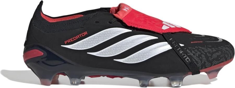 Adidas Predator Elite Fold-over Tongue FG Immortal DNA Zwart Wit Helder rood