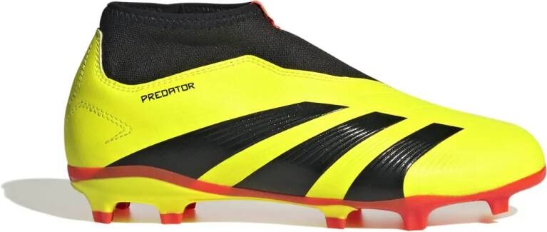 Adidas Predator League Laceless FG Junior Team Solar Yellow 2 Core Black Solar Red Team Solar Yellow 2 Core Black Solar Red