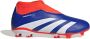Adidas Predator League Laceless FG Junior Lucid Blue Cloud White Solar Red- Lucid Blue Cloud White Solar Red - Thumbnail 3