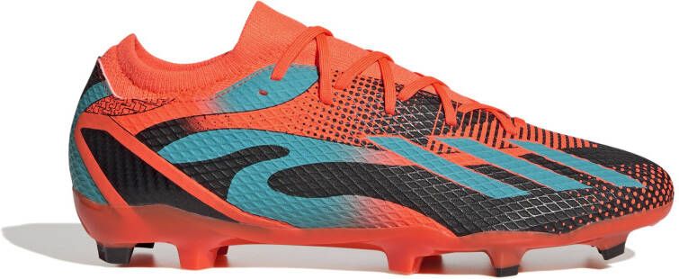 Adidas Performance X Speedportal Messi.3 Firm Ground Voetbalschoenen Unisex Oranje - Foto 3