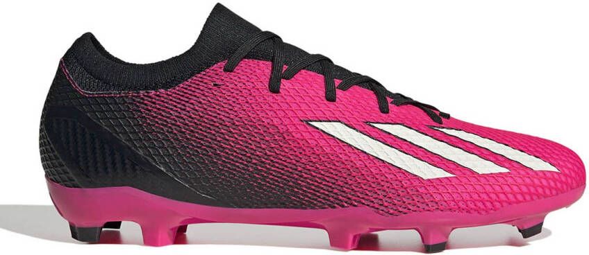 Adidas Perfor ce X Speedportal.3 Veterloze Firm Ground Voetbalschoenen Unisex Roze - Foto 3