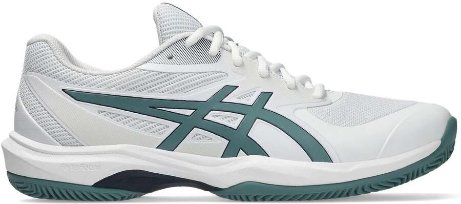 ASICS GEL GAME FF CLAY tennisschoenen Wit Groen - Foto 2