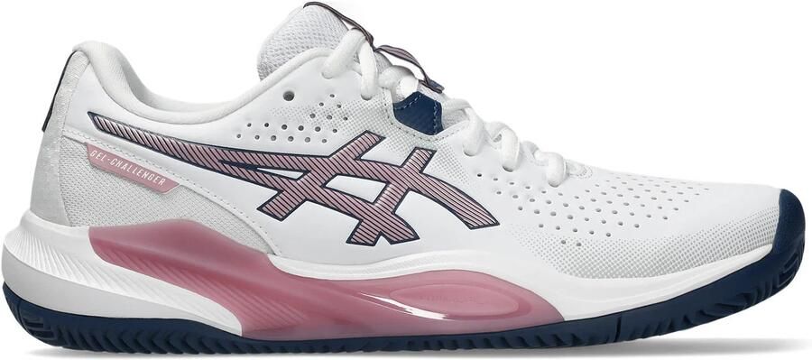ASICS GEL CHALLENGER 15 CLAY Tennisschoenen White Fiery Red - Foto 2