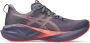 ASICS Novablast 5 Hardloopschoenen grijs oranje - Thumbnail 3