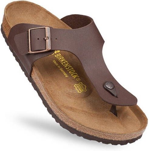 Birkenstock Ramses Habana regular Birko-Flor Nubuck Heren Teenslipper Nubuck Brown - Foto 12
