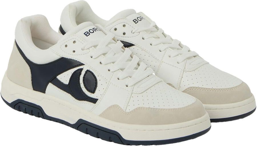 Björn Borg Ollie WB Sneakers Heren Schoenen Mannen Wit Donkerblauw - Foto 4