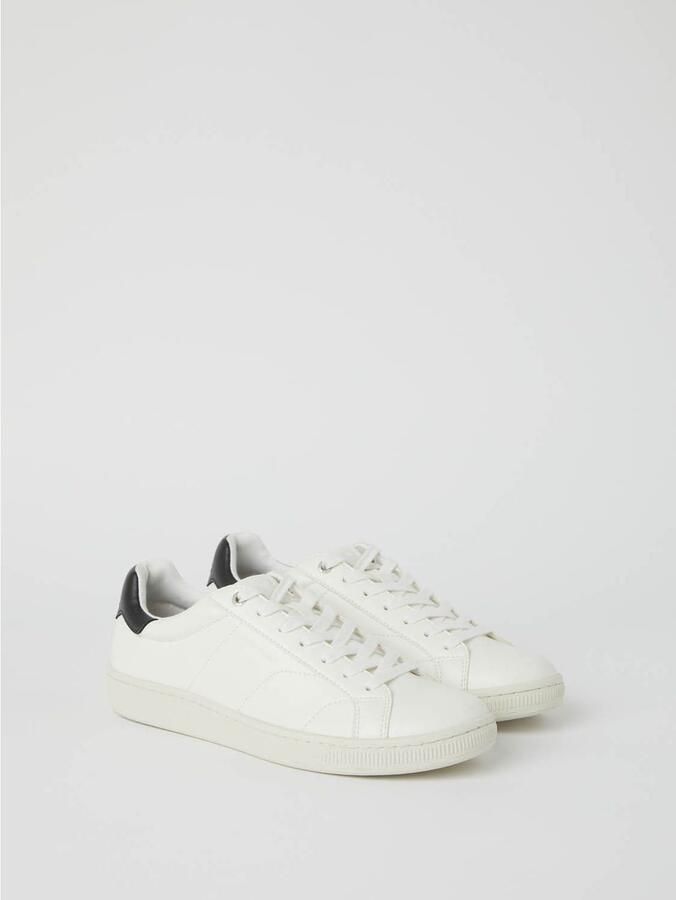 Björn Borg Deuce (T305) Sneaker Heren Witte Sneaker Lage Schoen Wit Zwart - Foto 4