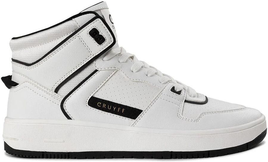 Cruyff Indoor Basket Sneaker Zwart Wit White Heren