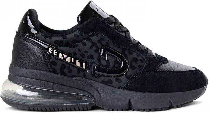 CRUYFF diamand flash sneakers zwart dames