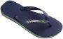 Havaianas Teenslippers Brasil Logo zomerschoen slippers poolslides met logo-opschrift - Thumbnail 8