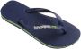 Havaianas Teenslippers Brasil Logo zomerschoen slippers poolslides met logo-opschrift - Thumbnail 9