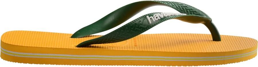 Havaianas Brasil Logo teenslippers geel groen Jongens Meisjes Rubber 33 34 - Foto 7