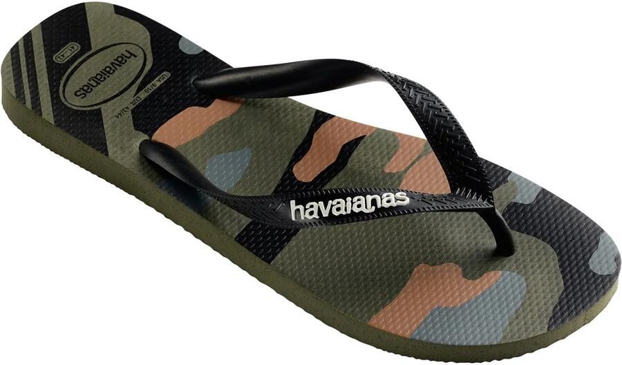 Havaianas Top Camu teenslippers groen Rubber 27 28 - Foto 3