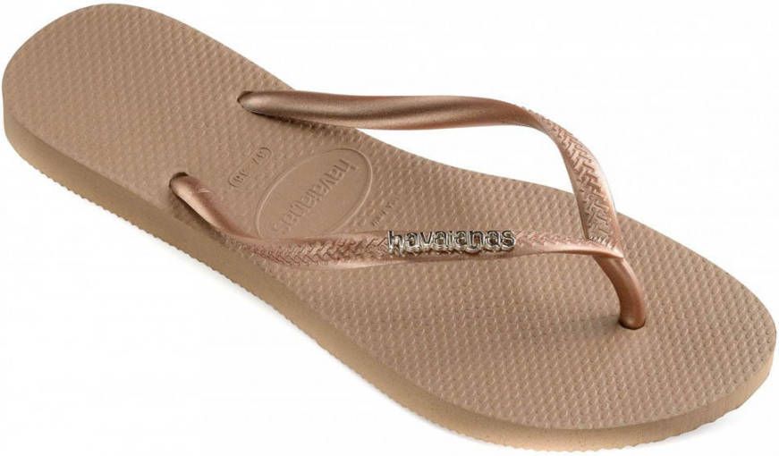 Havaianas Rubber Teenslippers You Metallic Dames Schoenen voor voor Platte schoenen voor Sandalen en teenslippers Bespaar 24% 