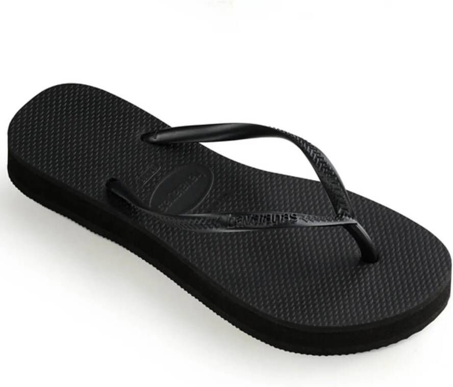 HAVAIANAS Teenslippers Dames Kids Slim Glitter Ii Maat: 33 34 Materiaal: Rubber Kleur: Zwart - Foto 19