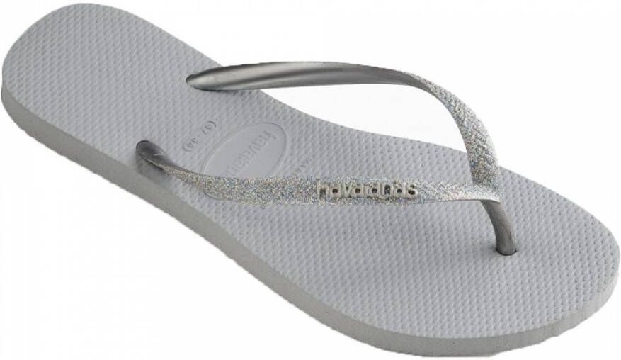 Havaianas Slim Glitter II Meisjes Slippers Ice Grey - Foto 6