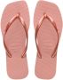Havaianas Slim Square Flip Flops Dames Pink- Dames Pink - Thumbnail 4