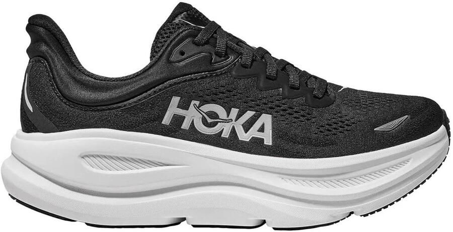 HOKA Bondi 9 Sneakers Heren Zwart 2 3 Mesh Synthetisch