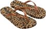 Ipanema Animale Print Slippers Dames Beige - Thumbnail 2