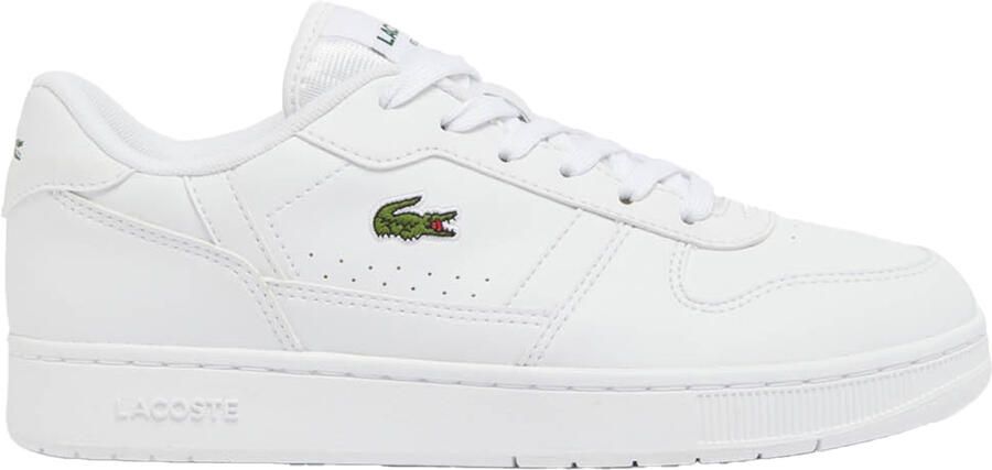 Lacoste Retro Sneakers T-Clip Wit Leer White - Foto 7