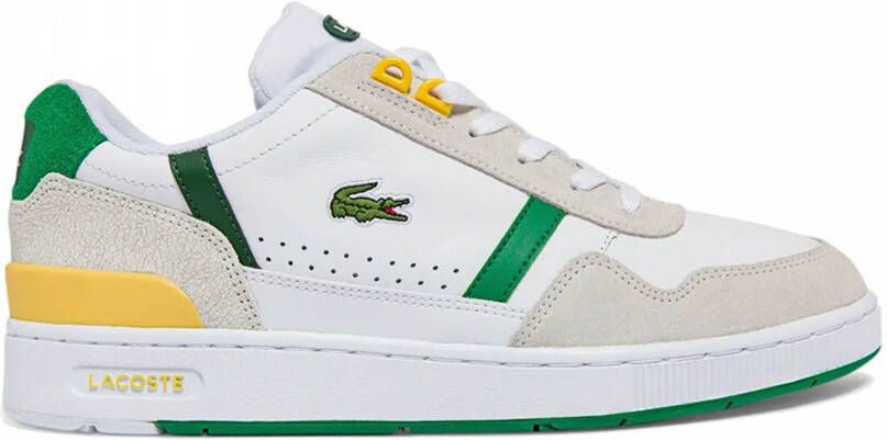 Lacoste T Clip 0722 2 Sma Wht Grn Schoenmaat 42 1 2 Sneakers 43SMA0061 - Foto 15