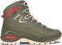 Lowa Qlima Renegade Evo GTX Wandelschoen Dames waterdichte mid wandelschoenen Greygreen Panna - Thumbnail 2
