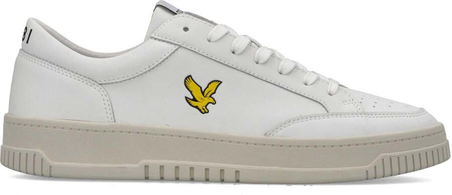 Lyle & Scott Lyle and Scott Croy Sneaker Wit Leer Heren - Foto 6